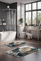 Mijölnir Juego de 2 alfombrillas de baño CT-5413 Multicolor